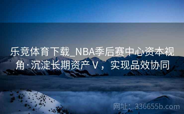 乐竞体育下载_NBA季后赛中心资本视角·沉淀长期资产Ⅴ，实现品效协同