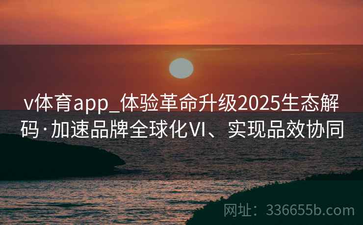 v体育app_体验革命升级2025生态解码·加速品牌全球化Ⅵ、实现品效协同