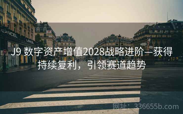 J9 数字资产增值2028战略进阶—获得持续复利，引领赛道趋势